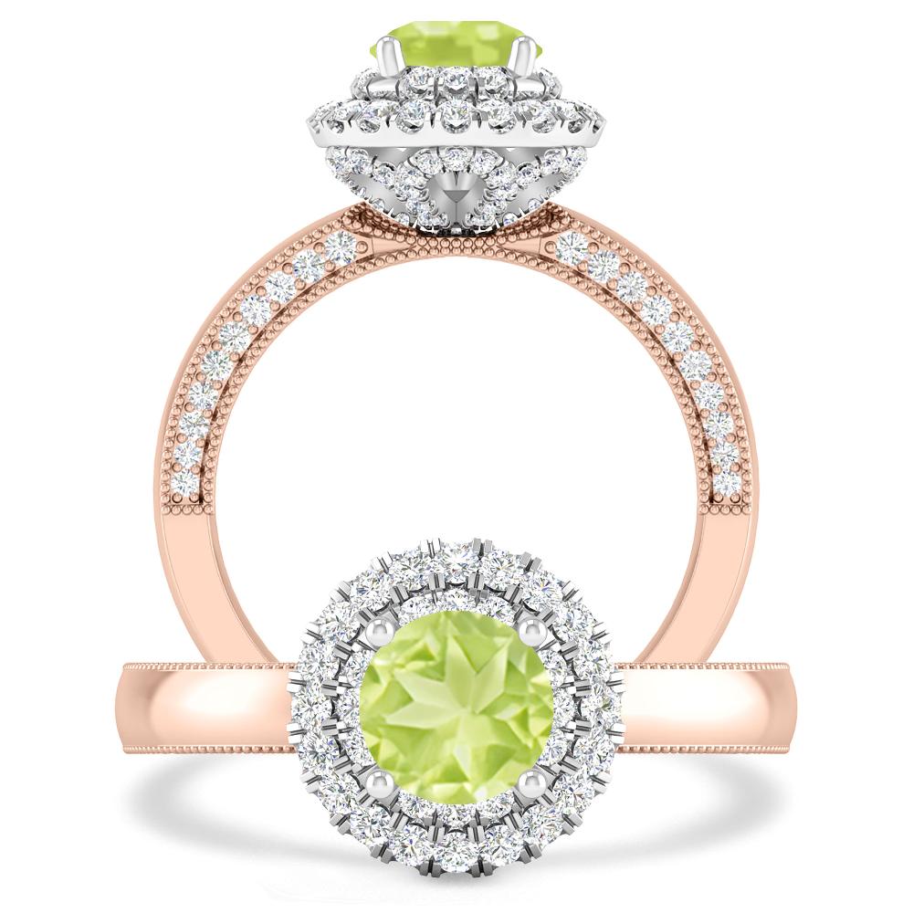 Rose Gold - Peridot