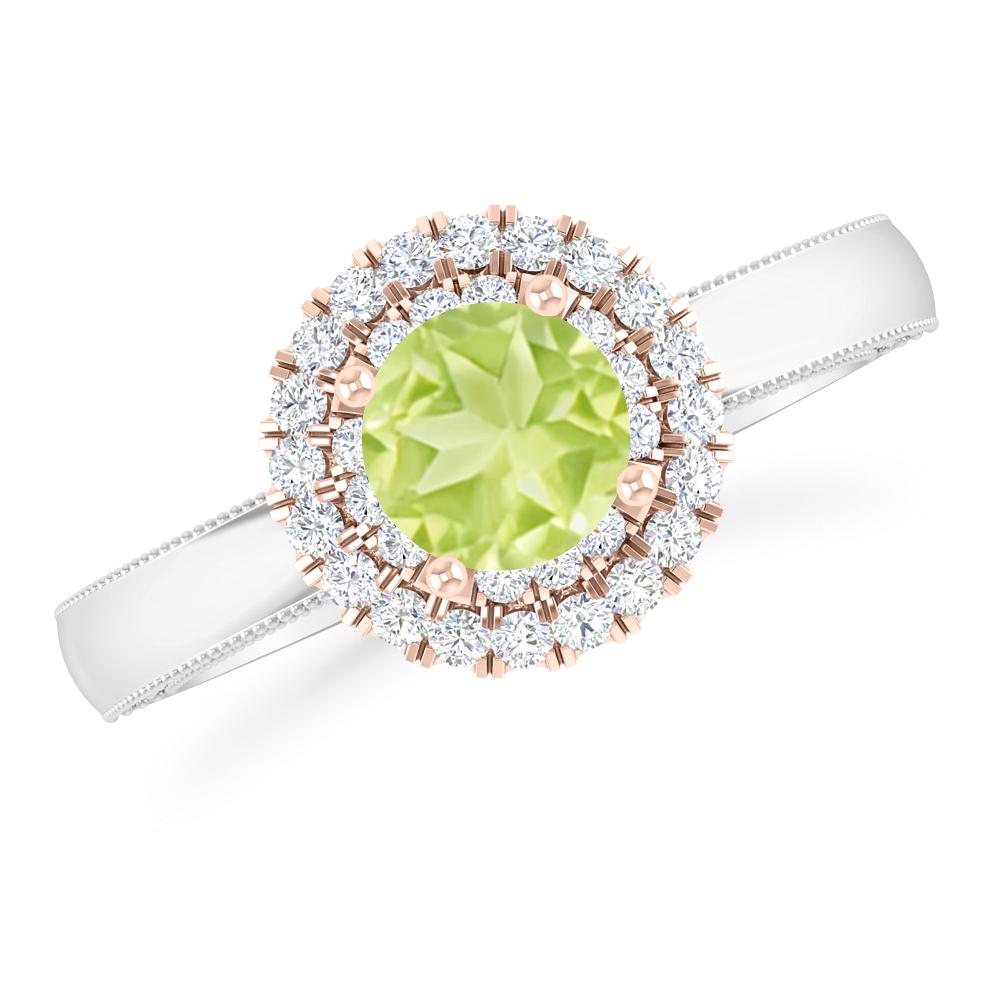 White Gold - Peridot