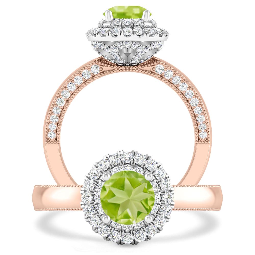 Rose Gold - Peridot