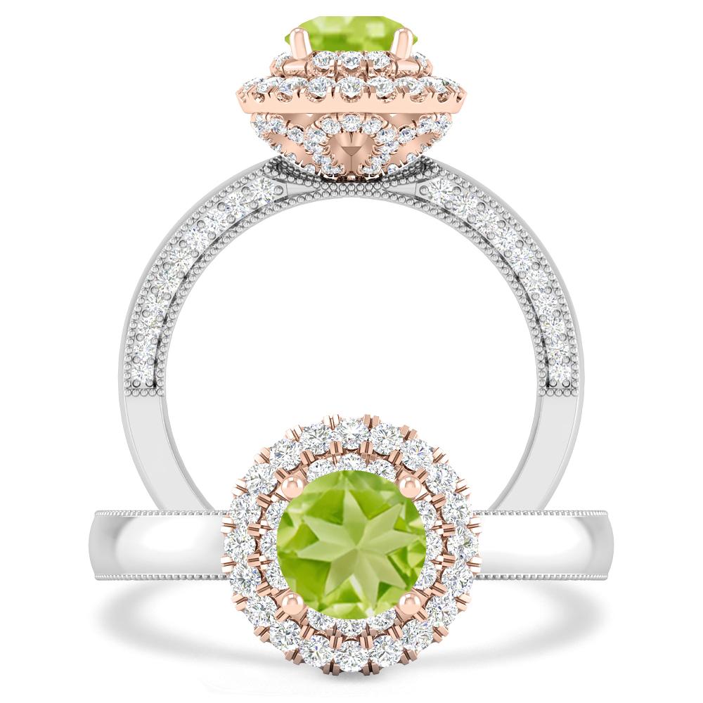 White Gold - Peridot