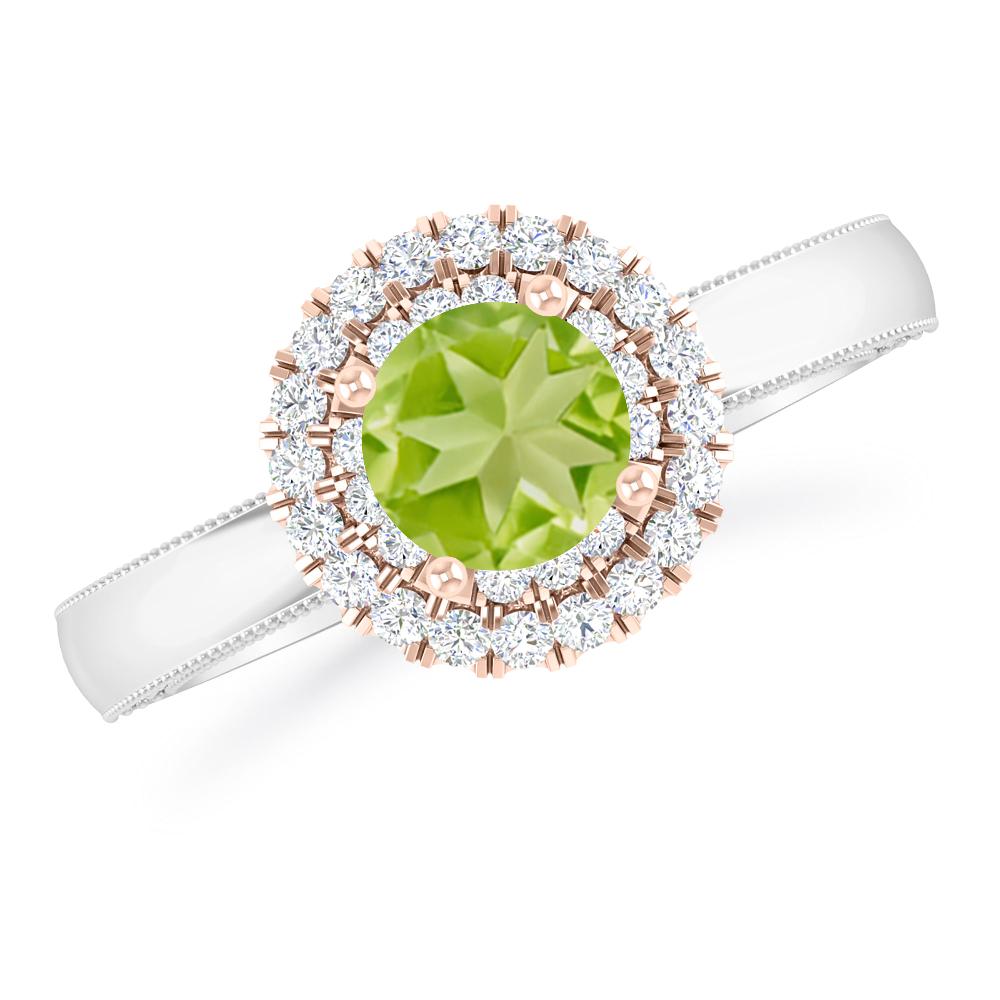 White Gold - Peridot