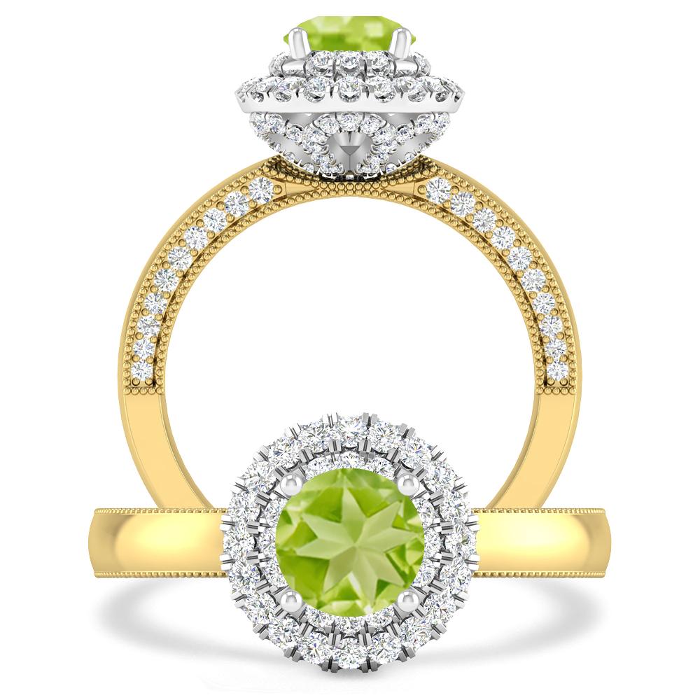 Yellow Gold - Peridot