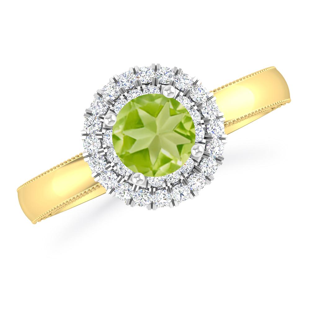 Yellow Gold - Peridot