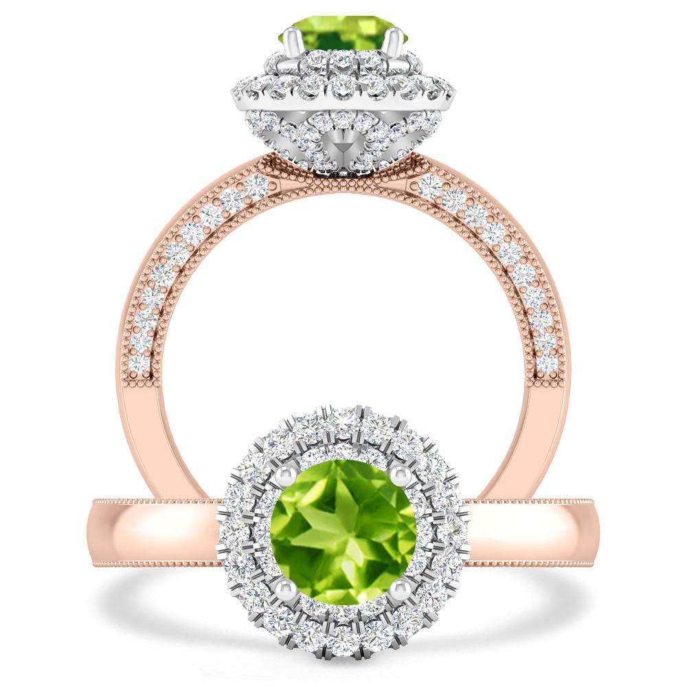 Rose Gold - Peridot