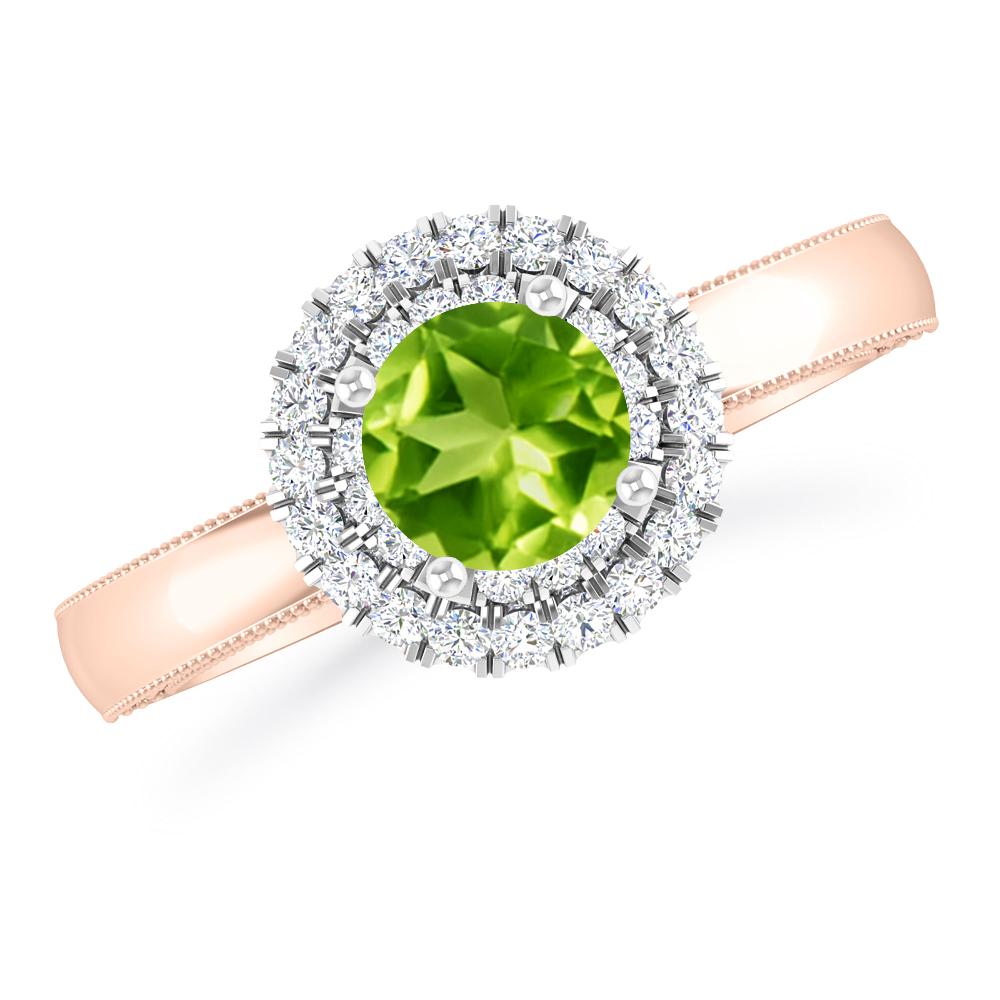 Rose Gold - Peridot