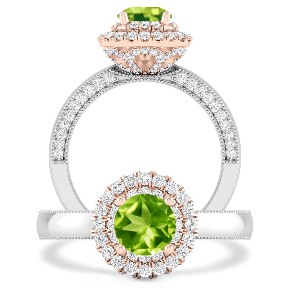 White Gold - Peridot