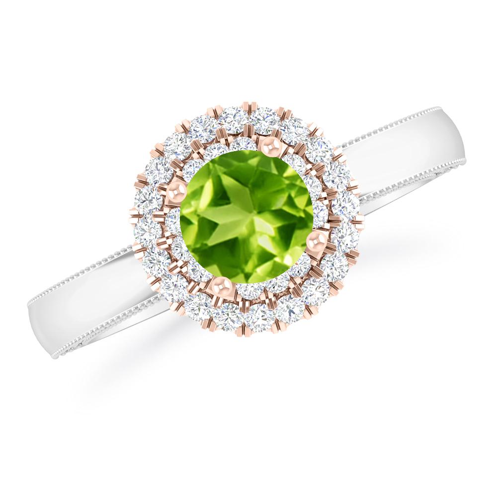 White Gold - Peridot