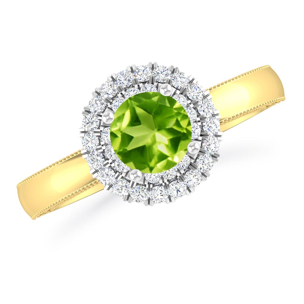 Yellow Gold - Peridot