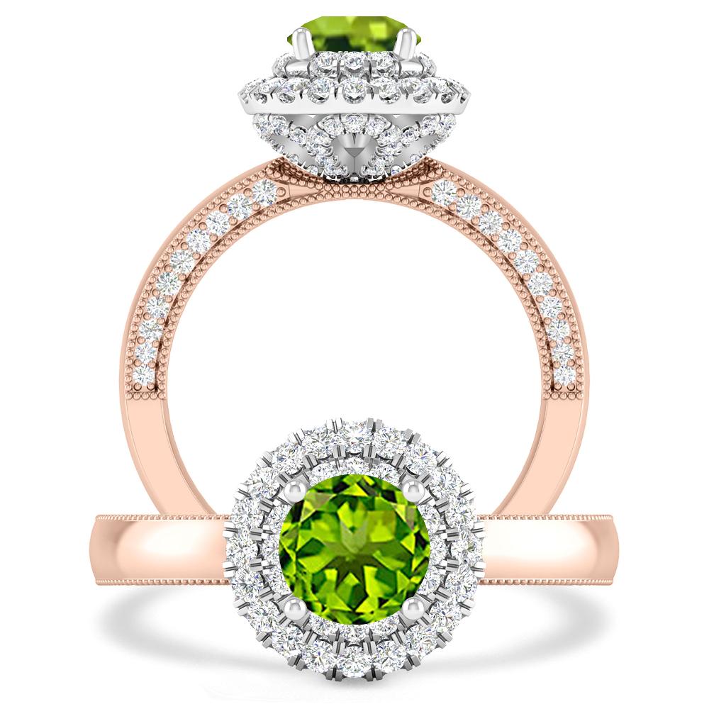 Rose Gold - Peridot