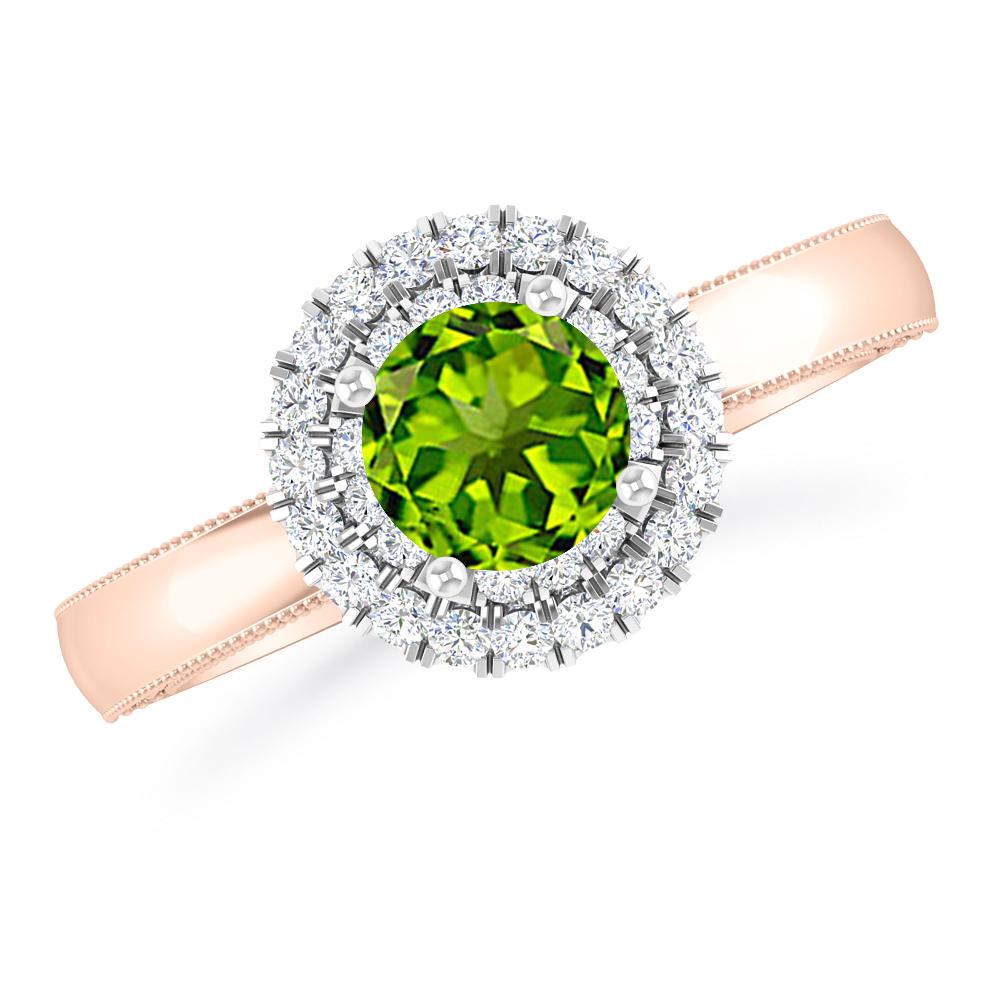 Rose Gold - Peridot