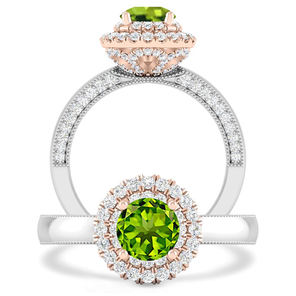 White Gold - Peridot