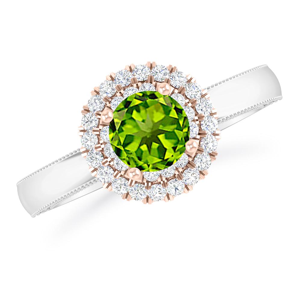 White Gold - Peridot