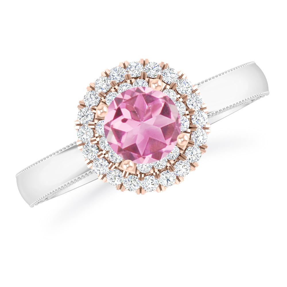 White Gold - Pink Tourmaline