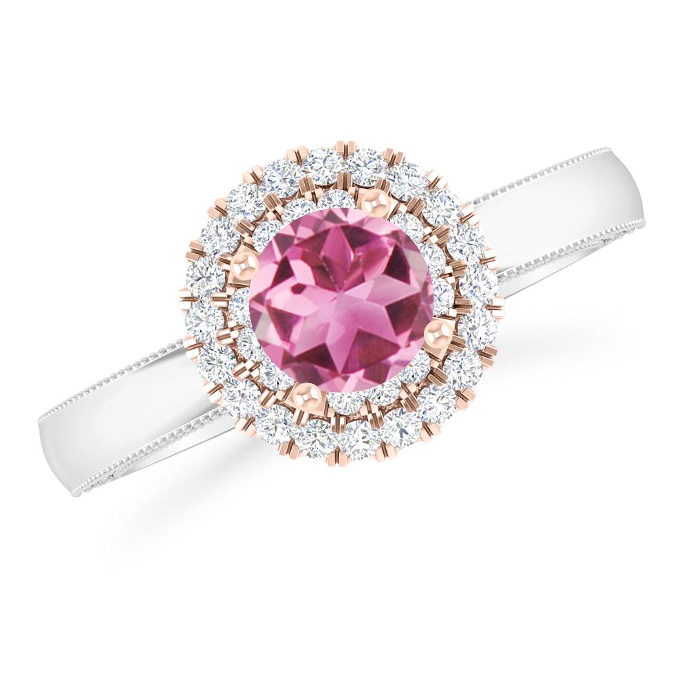 White Gold - Pink Tourmaline