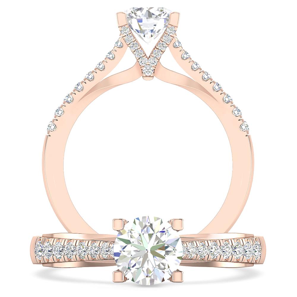 Rose Gold - Diamond