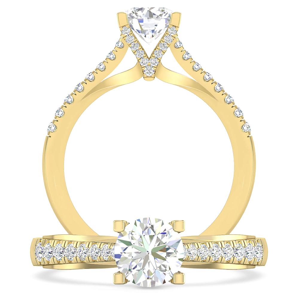 Yellow Gold - Diamond