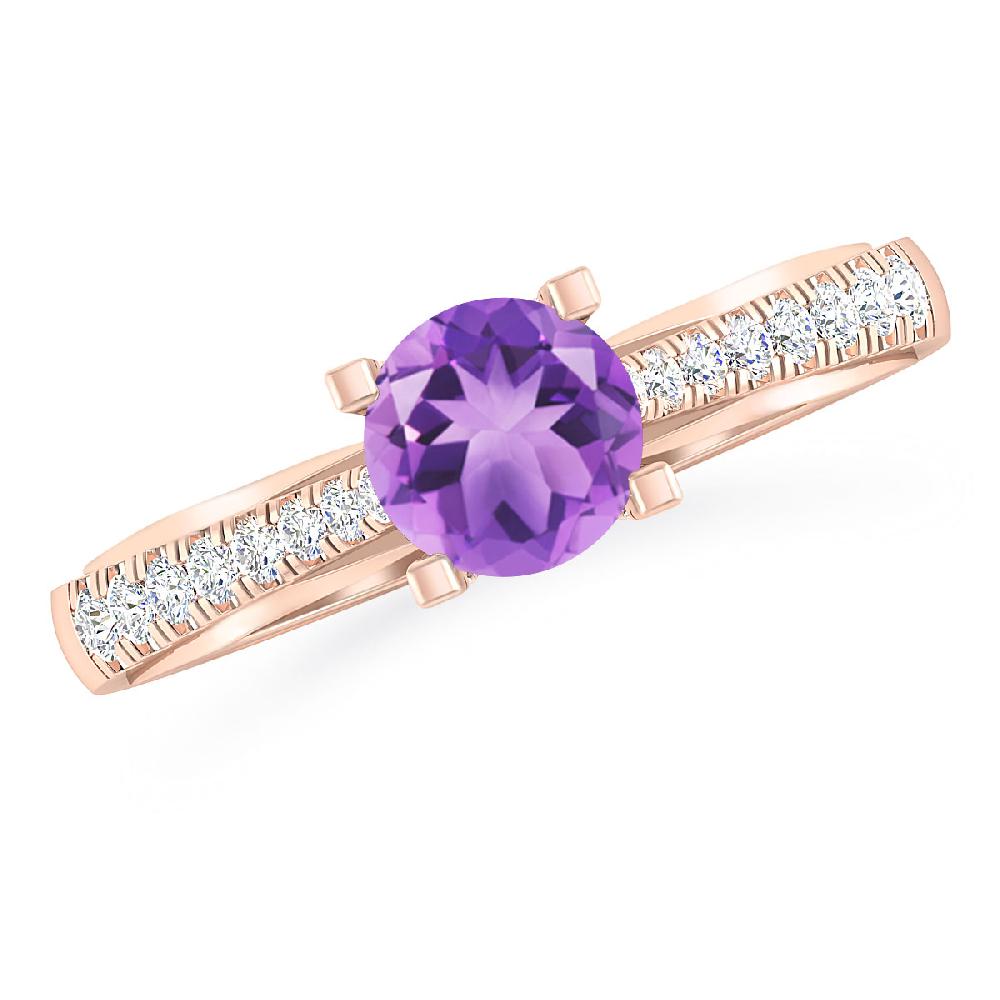 Rose Gold - Amethyst