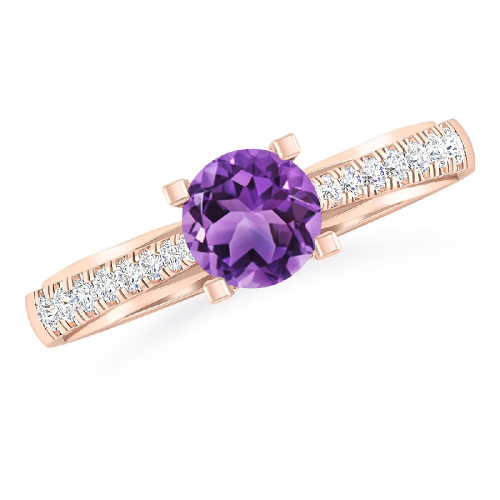 Rose Gold - Amethyst