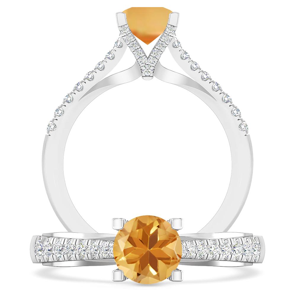 White Gold - Citrine