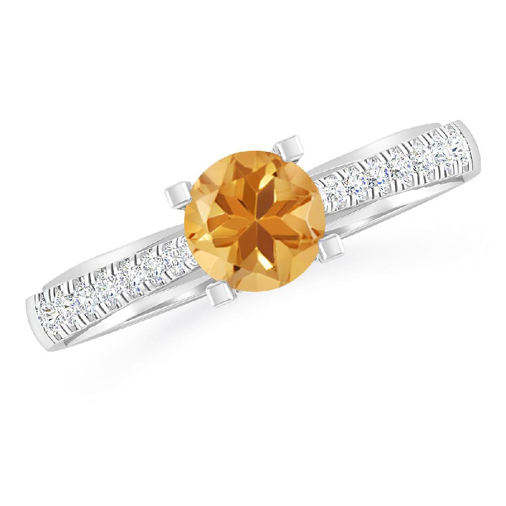 White Gold - Citrine