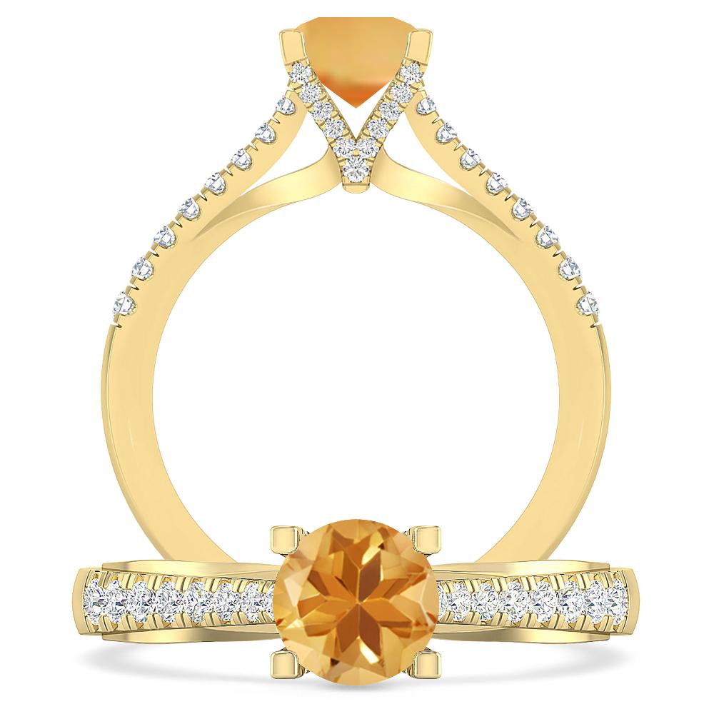 Yellow Gold - Citrine