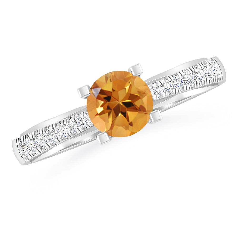 White Gold - Citrine