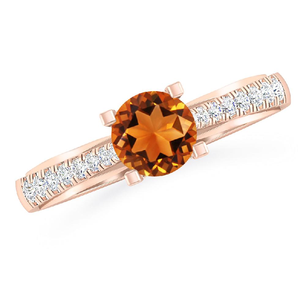 Rose Gold - Citrine