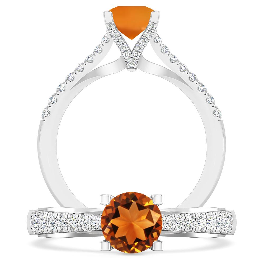 White Gold - Citrine