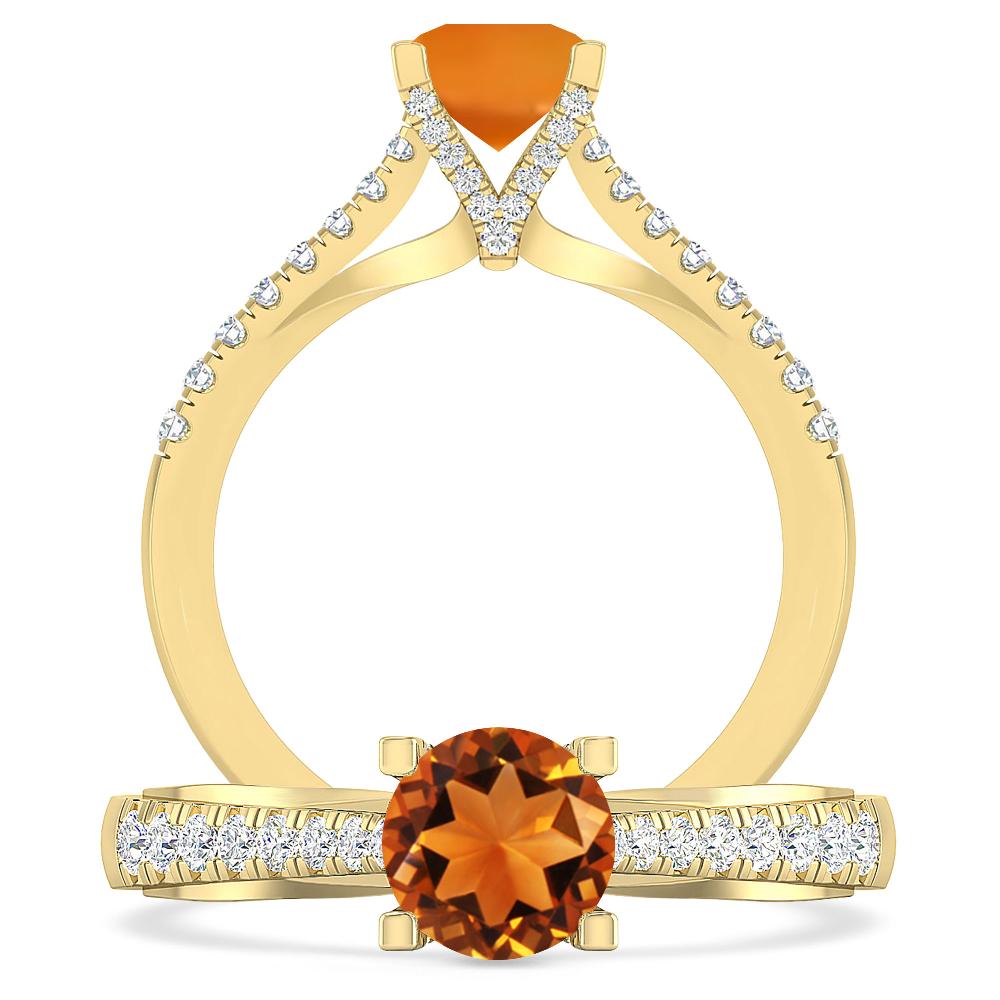 Yellow Gold - Citrine