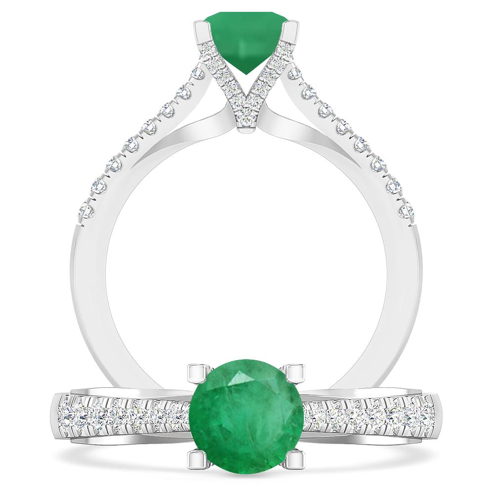 White Gold - Emerald