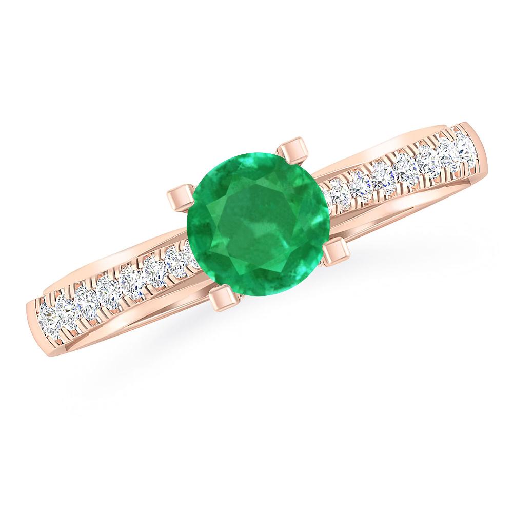 Rose Gold - Emerald