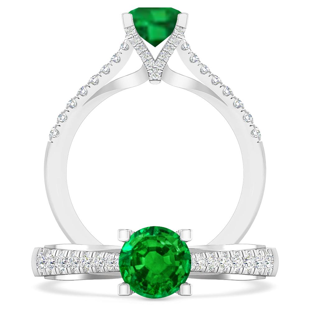 White Gold - Emerald