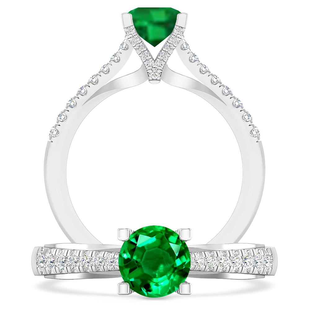 White Gold - Emerald