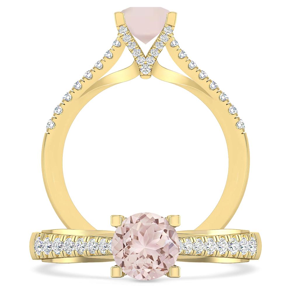 Yellow Gold - Morganite