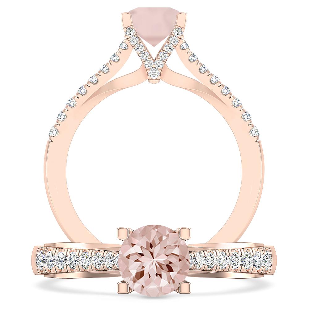 Rose Gold - Morganite