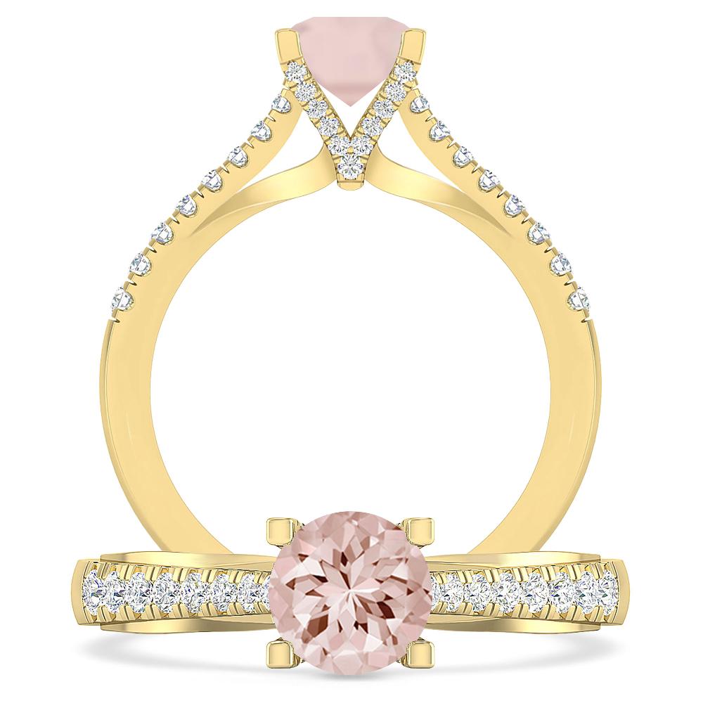 Yellow Gold - Morganite