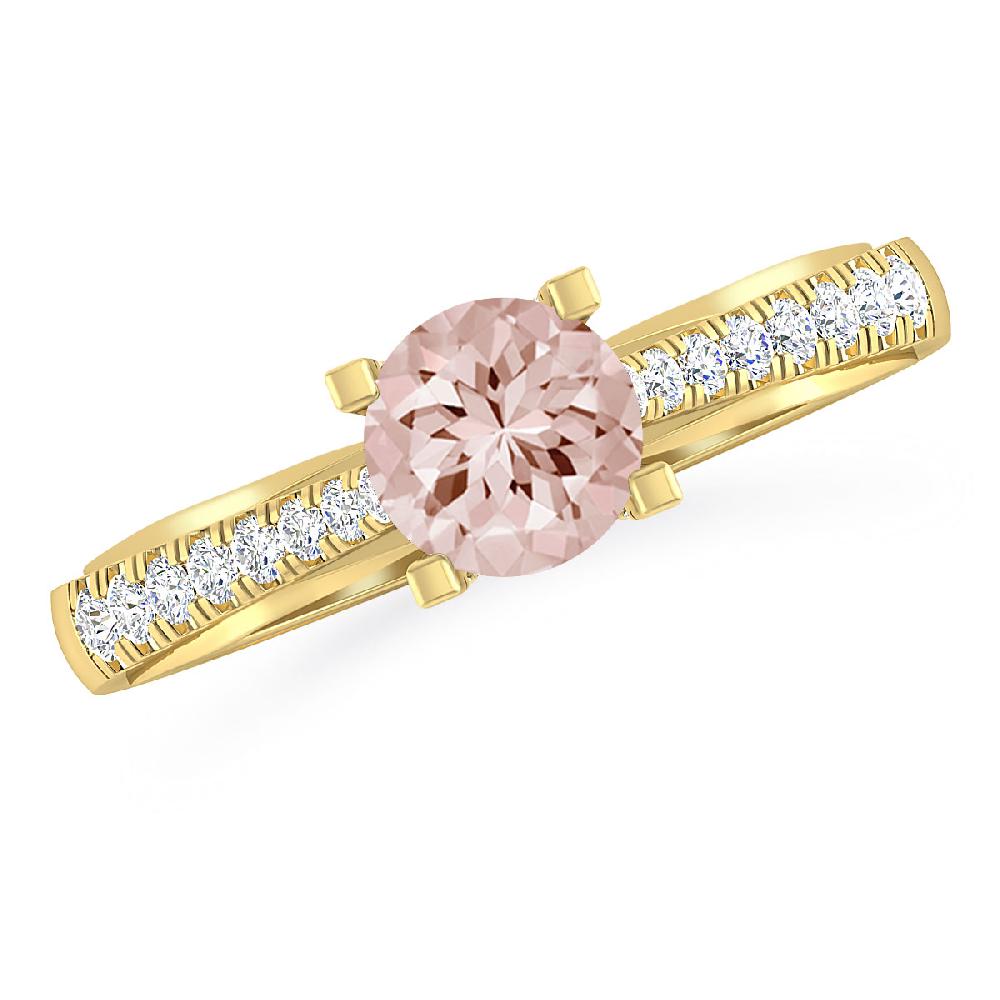 Yellow Gold - Morganite