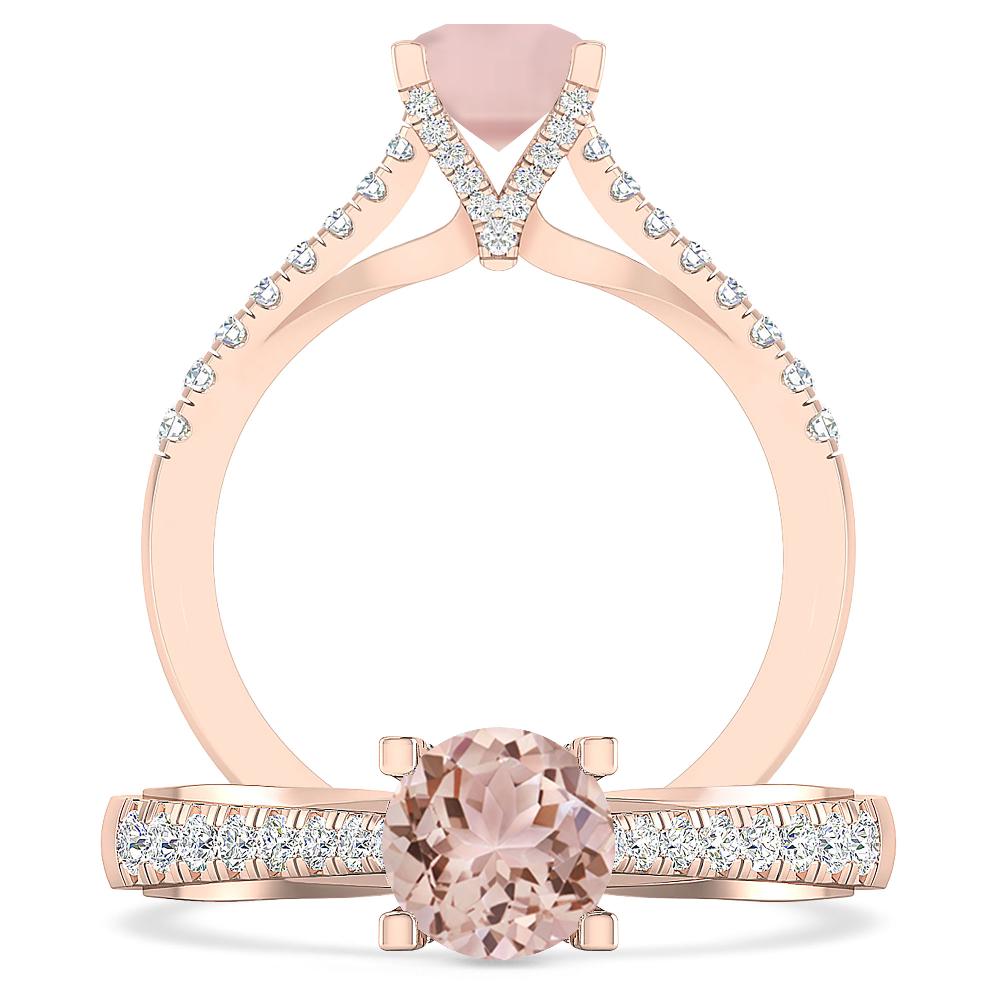 Rose Gold - Morganite