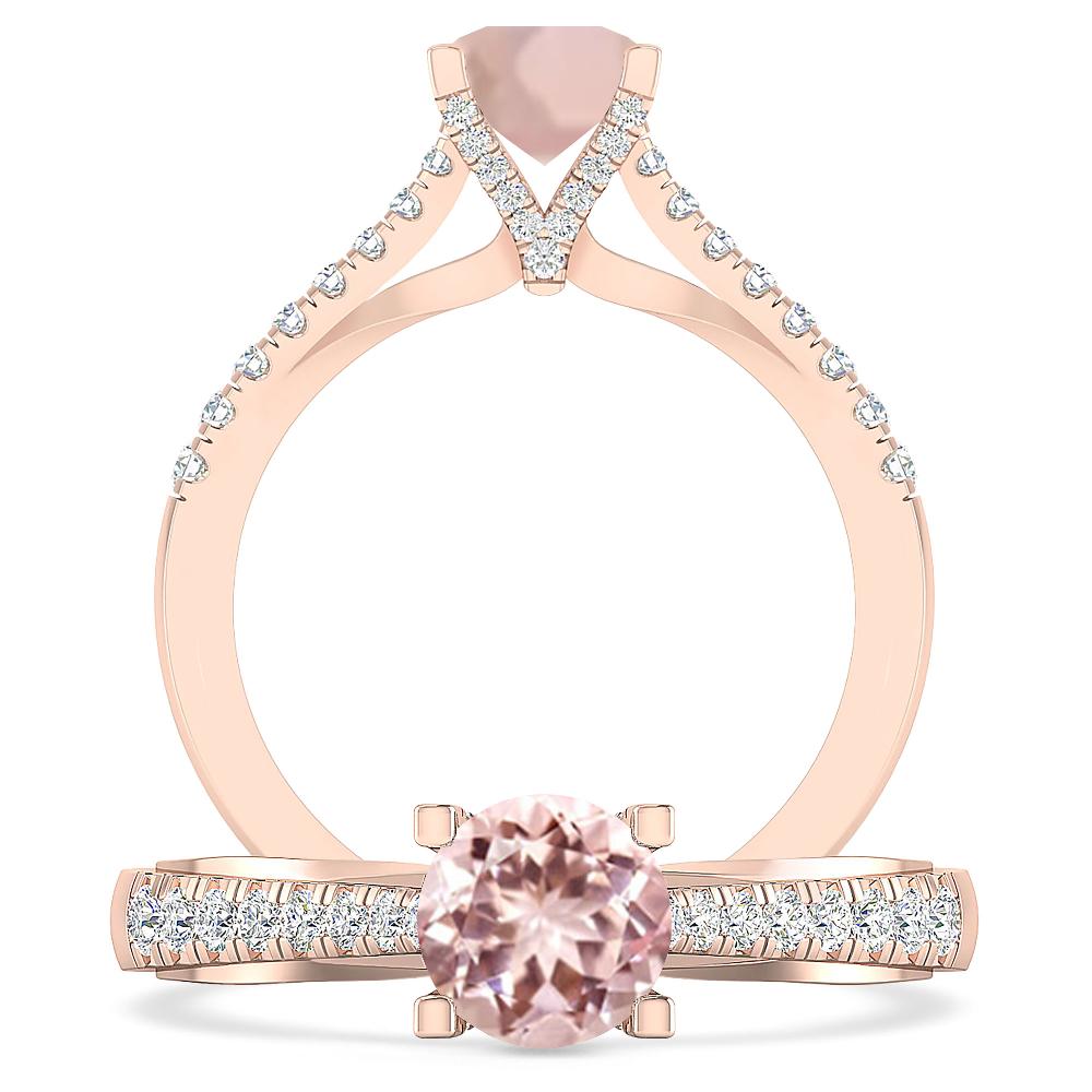 Rose Gold - Morganite