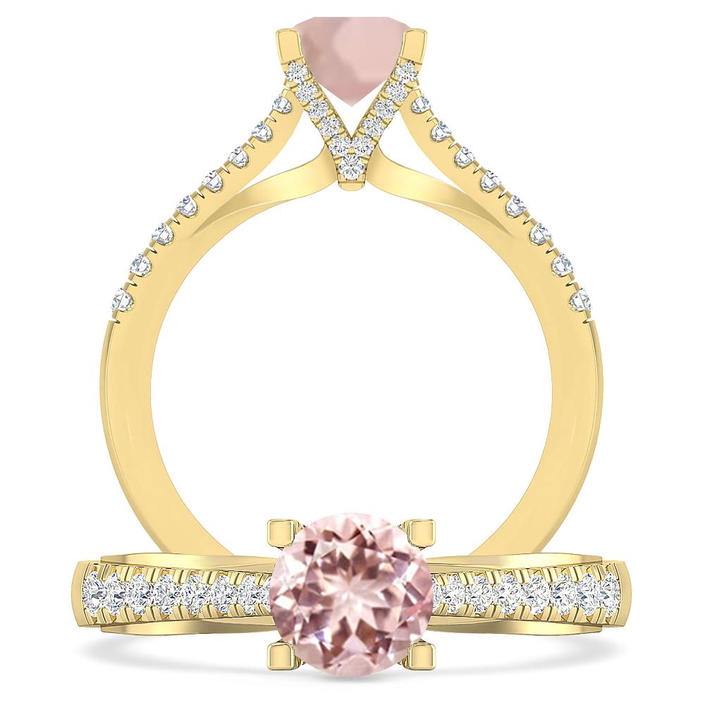 Yellow Gold - Morganite