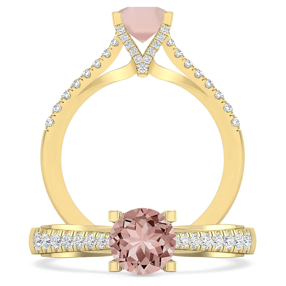 Yellow Gold - Morganite