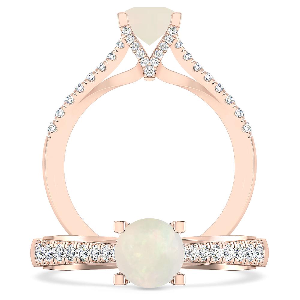 Rose Gold - Opal