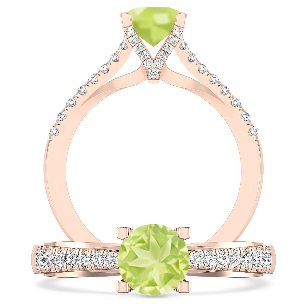 Rose Gold - Peridot