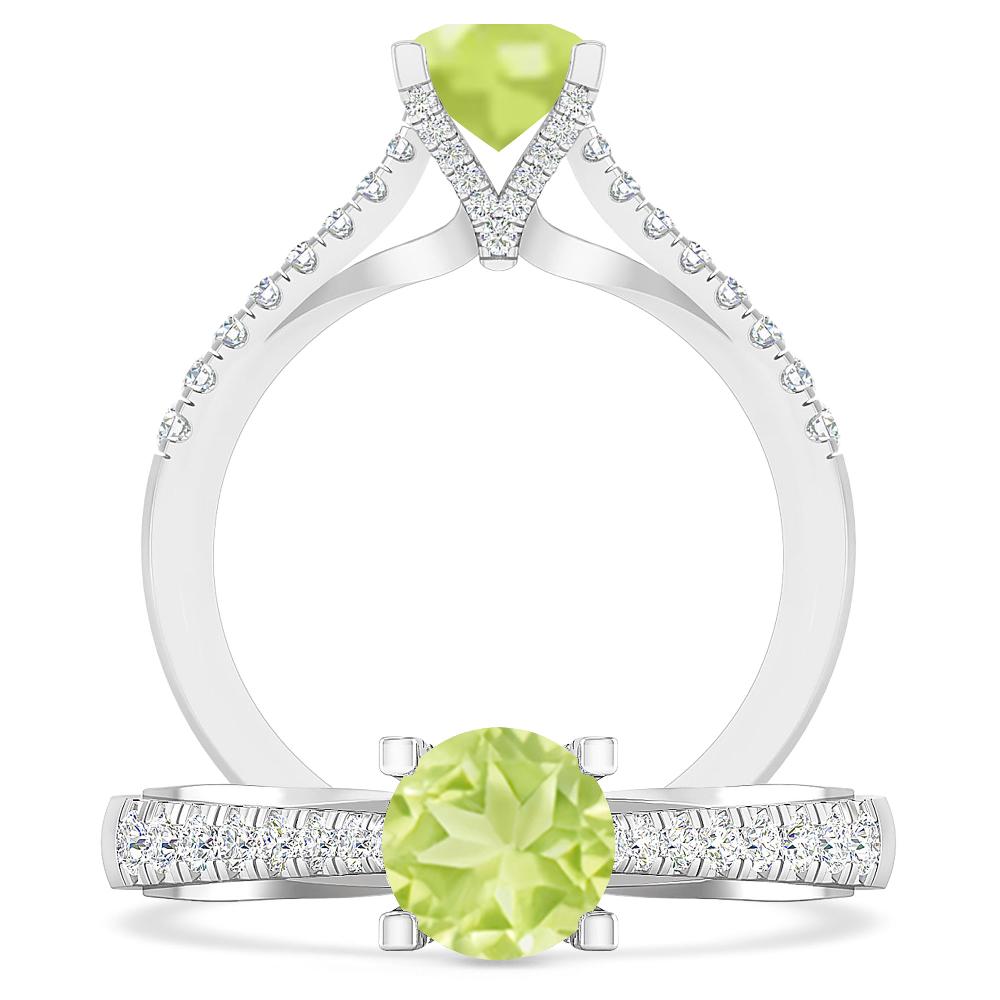 White Gold - Peridot