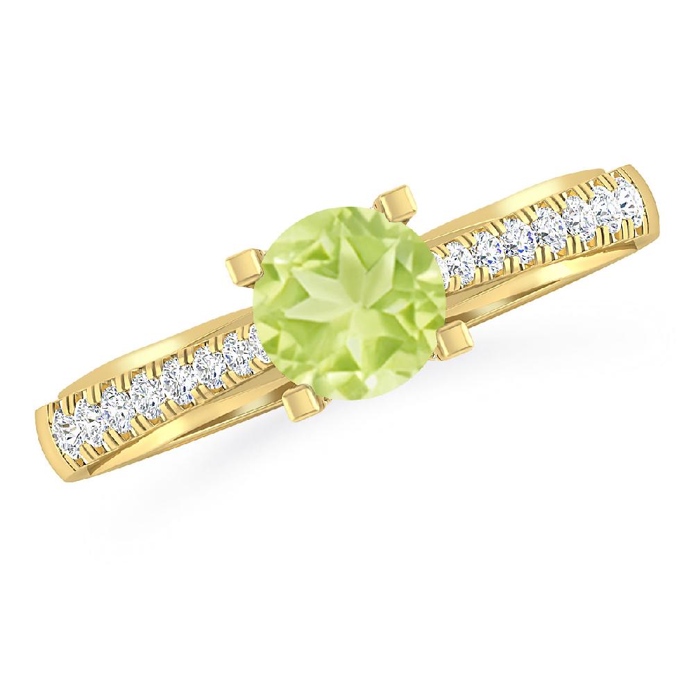 Yellow Gold - Peridot