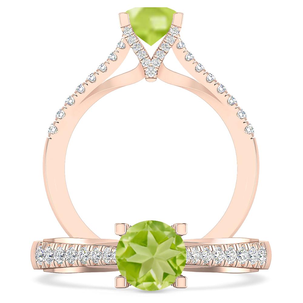 Rose Gold - Peridot