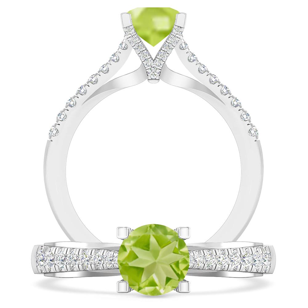 White Gold - Peridot