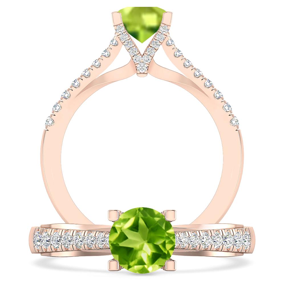 Rose Gold - Peridot