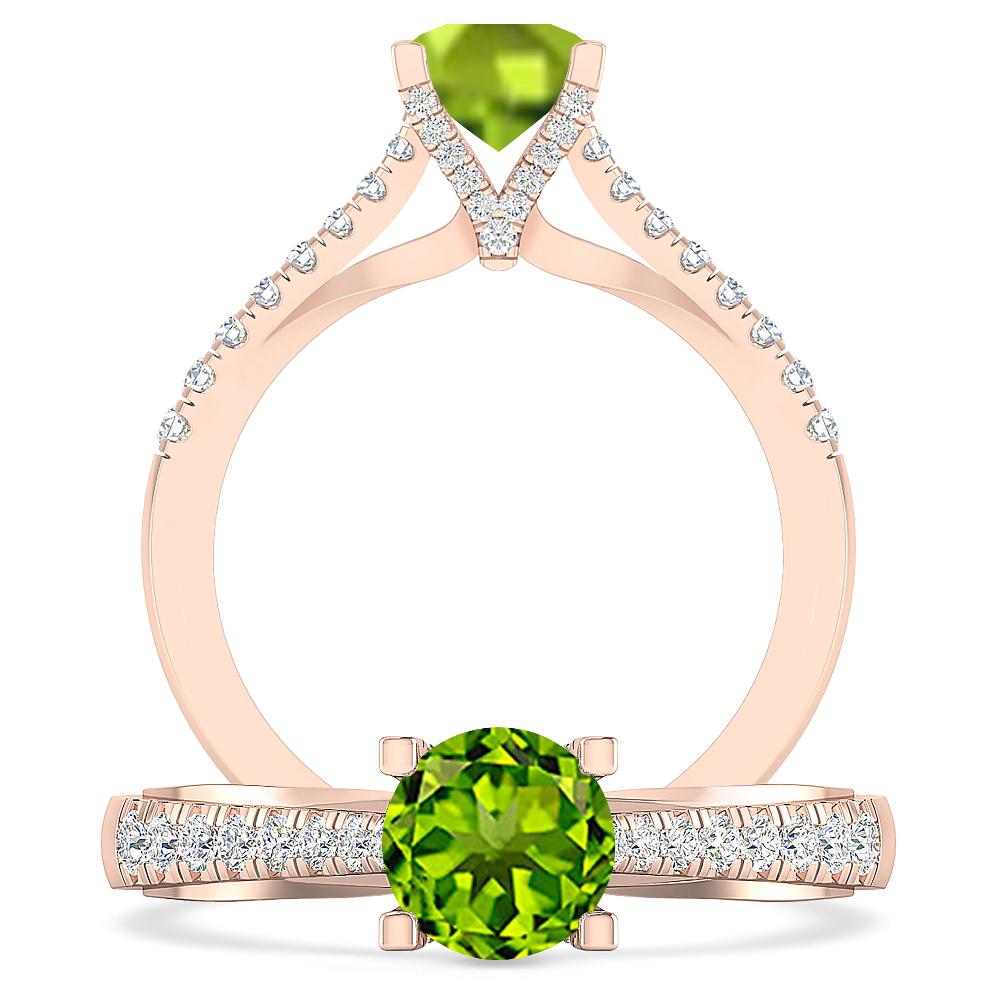 Rose Gold - Peridot