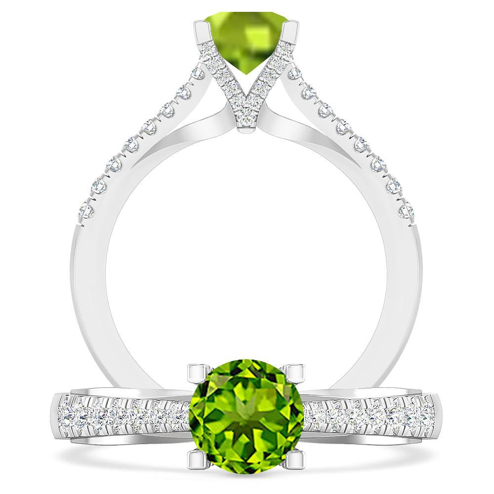 White Gold - Peridot